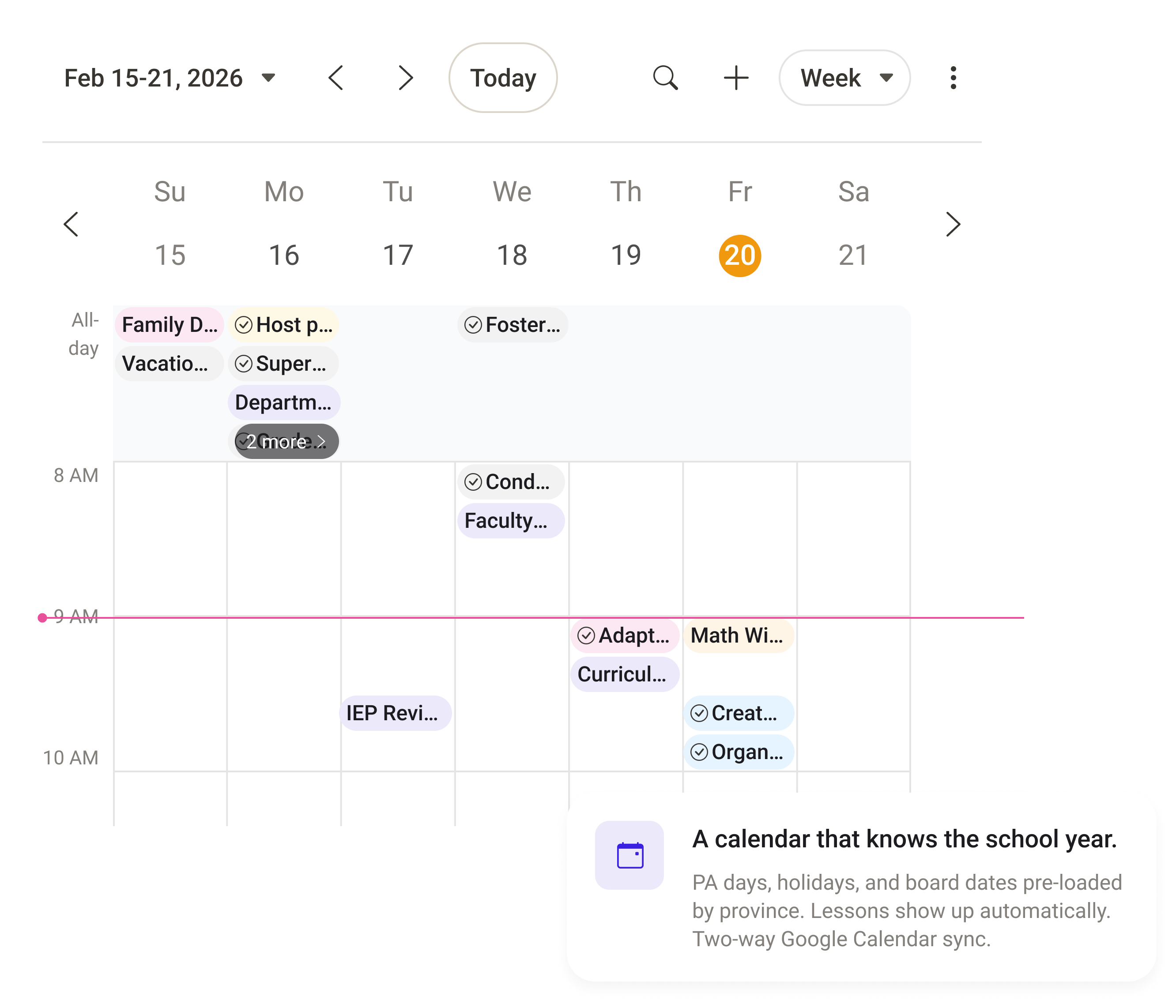Calendar