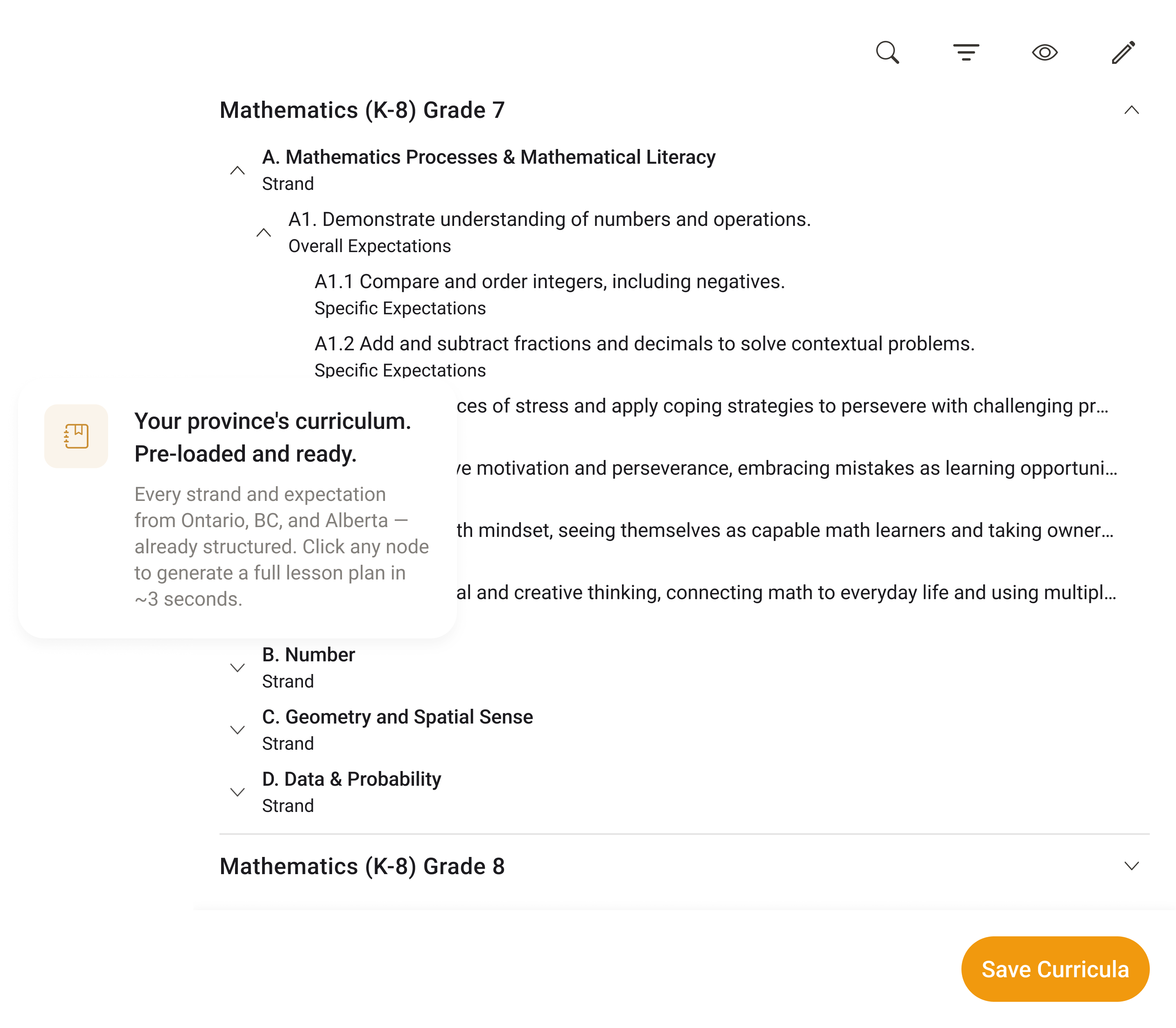 Curricula